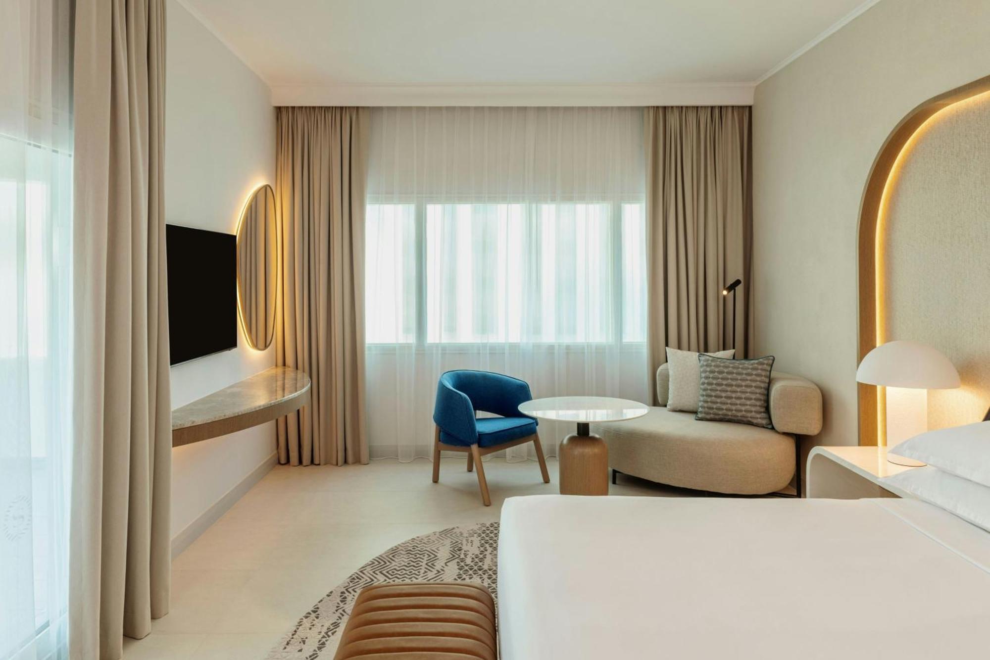 Club King JBR View Room Balcony Including Lounge Access Afternoon Tea Evening Cocktail Hours Soft Refreshments & Canapes Private beach Access
